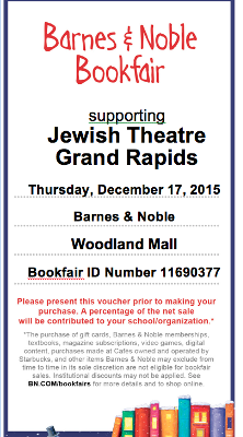 Jewish Theatre Grand Rapids: Barnes & Noble Bookfair